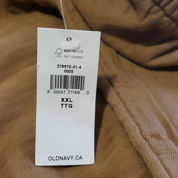 NWT! Old Navy plus-size XXL caramel pants 2xl - Picture 3 of 4